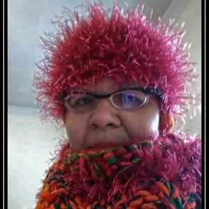 original handknitted scarf and hat #2